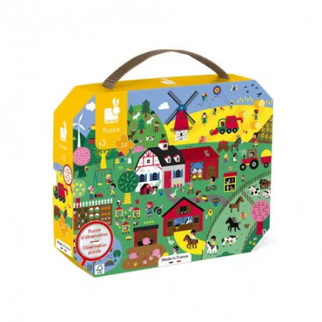 Puzzle 24 pièces | La ferme - Janod