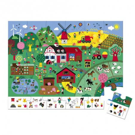 Puzzle 24 pièces | La ferme - Janod