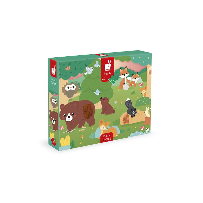 Puzzle tactile | Forêt