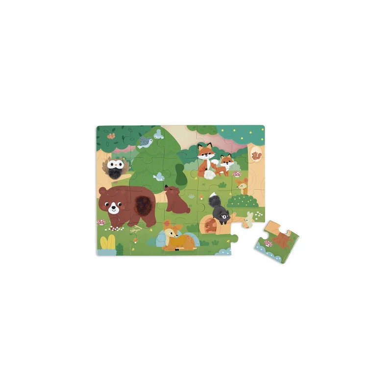 Puzzle tactile | Forêt