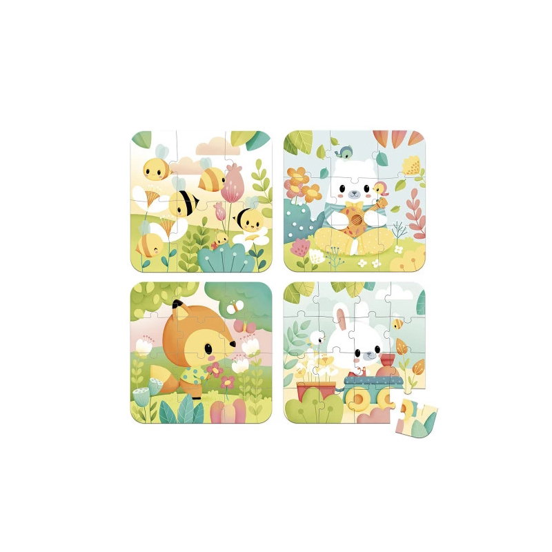 4 puzzles évolutifs | Pure