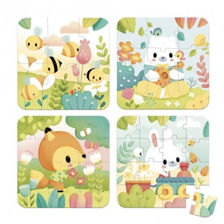4 puzzles évolutifs | Pure - Janod