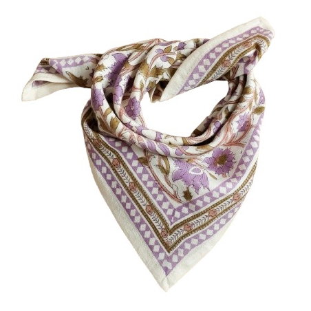 Foulard Petit format |Moss Lilas - Bëllemme