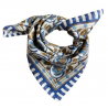 Foulard Petit format | Henley bleu Maharadja
