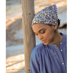 Foulard Petit format | Henley bleu Maharadja