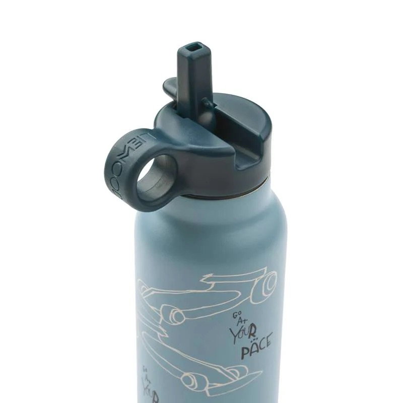 Gourde Falk inox 350 ml | Race cars beach blue