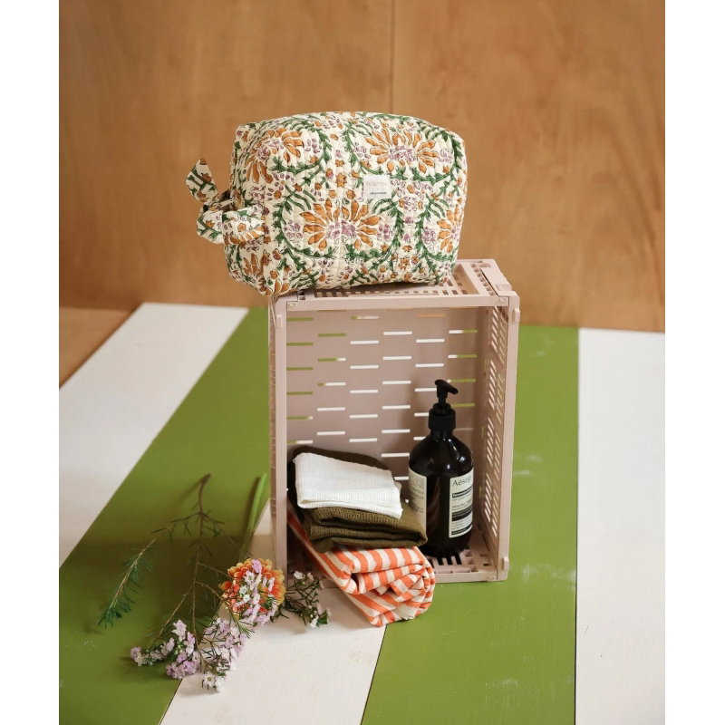 Trousse de toilette | Palmyre caramel beurre salé