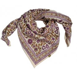 Foulard Grand format | Moss Lilas - Bëllemme