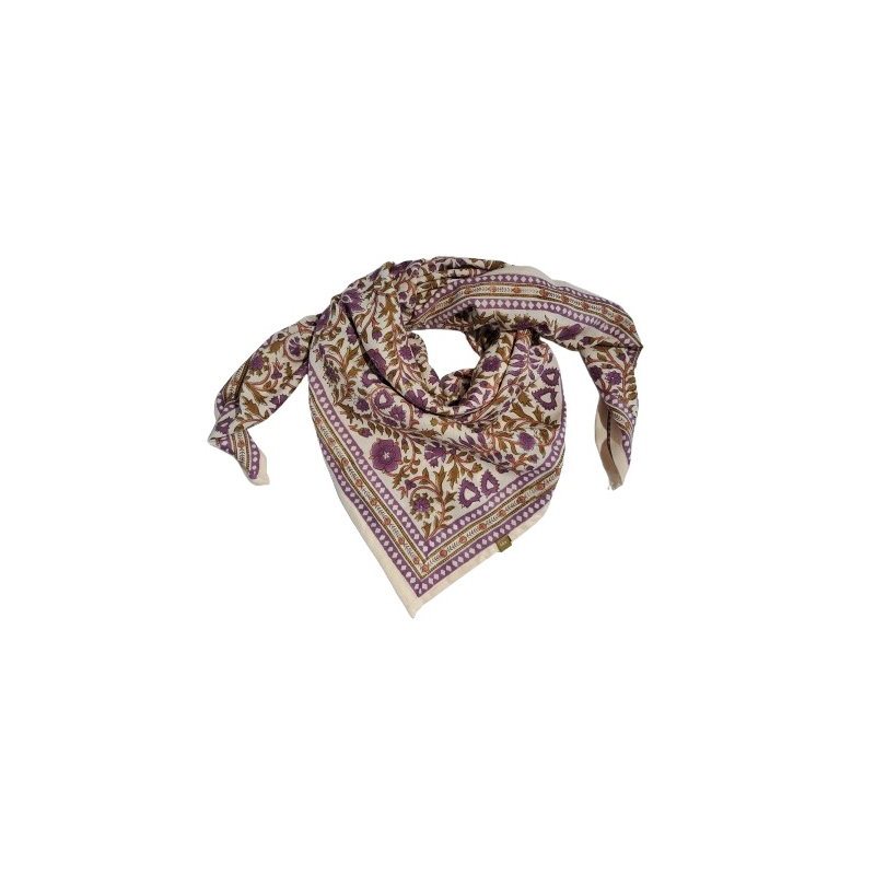 Foulard Grand format | Moss Lilas