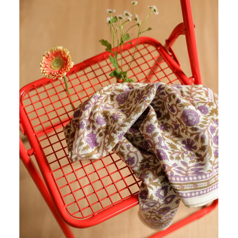 Foulard Grand format | Moss Lilas