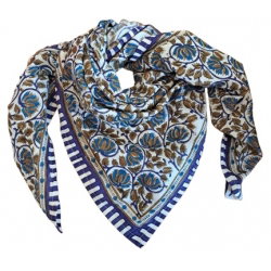 Foulard Grand format | Henley Bleu Maharadja - Bëllemme