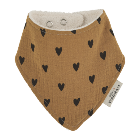 Bavoir bandana | Camel - Atelier wagram