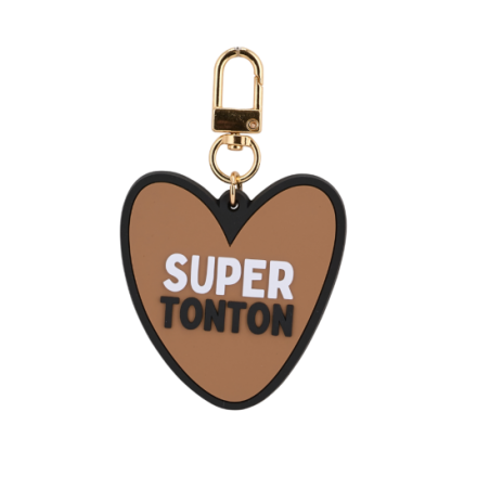 Porte-clés coeur | Super tonton - Atelier wagram
