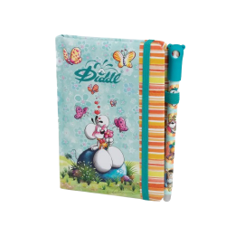 Carnet A6 et stylo Diddl | Bleu - Diddl