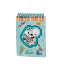 Carnet sprial A6 Diddl | Bleu