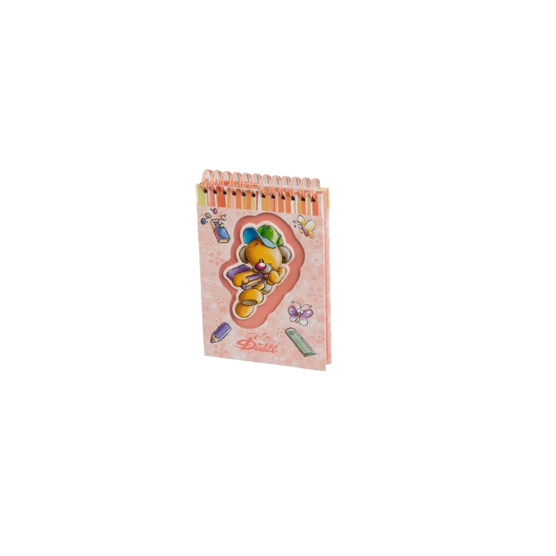 Carnet sprial A6 Diddl | Orange
