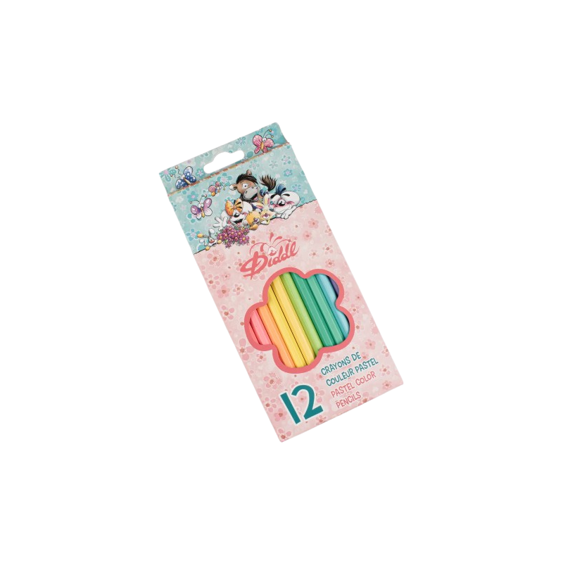Crayons de couleur Diddl | Pastel