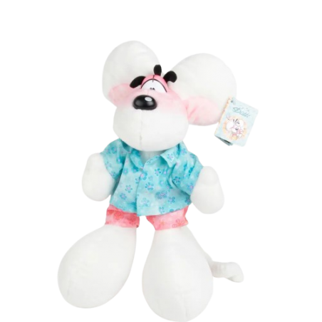 Peluche Diddl 30 cm | Tenue Summer - Diddl
