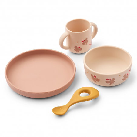 Box repas en silicone 4 pièces | Butterfly - Liewood