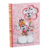 Carnet A4 rigide motif fleur Diddl