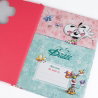 Carnet A4 rigide motif fleur Diddl