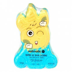 Bombe de bain Licorne | Jaune et Bleu
