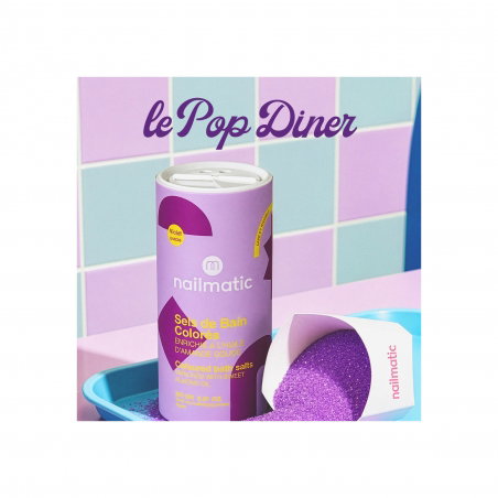 Sel de bain coloré | Violet - Nailmatic