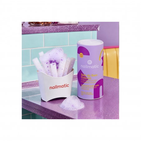 Sel de bain coloré | Violet - Nailmatic