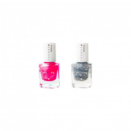 Coffret duo vernis  | Bubble Gum et Vanille - Inuwet