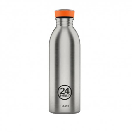 Gourde 500 ml | Steel Brushed - 24bottles
