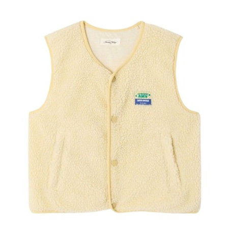 Veste enfant sans manches Hoktown | Ecru - American Vintage