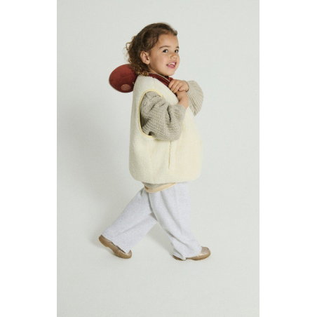 Veste enfant sans manches Hoktown | Ecru - American Vintage