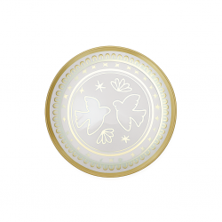 Assiette verre 15 cm | Colombe - Opjet