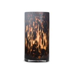 Vase Tube | Léopard brun - Opjet