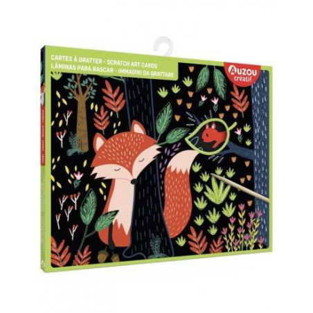 Cartes à gratter | Foret - Auzou