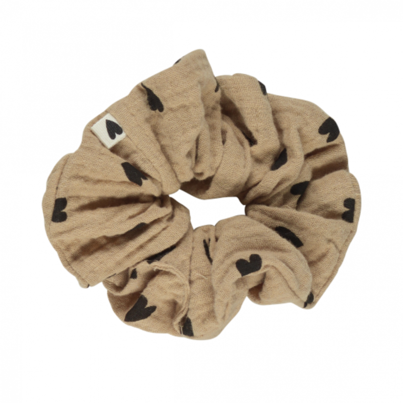 Chouchou | Cœurs Beige
