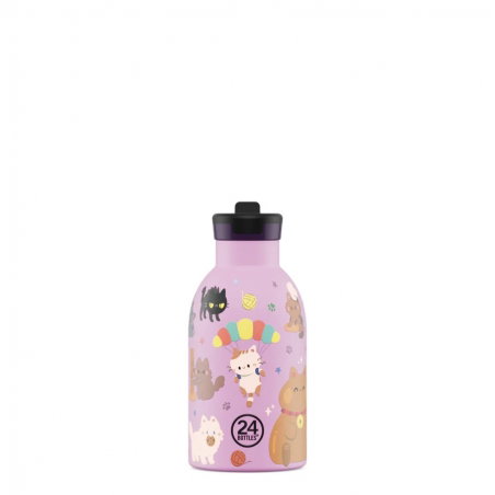 Gourde isotherme 330 ml | Meow Friends - 24bottles