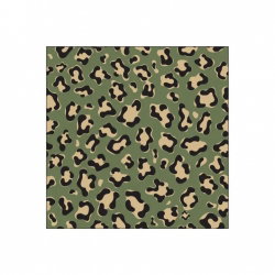 Serviette papier | Léopard kaki - Opjet
