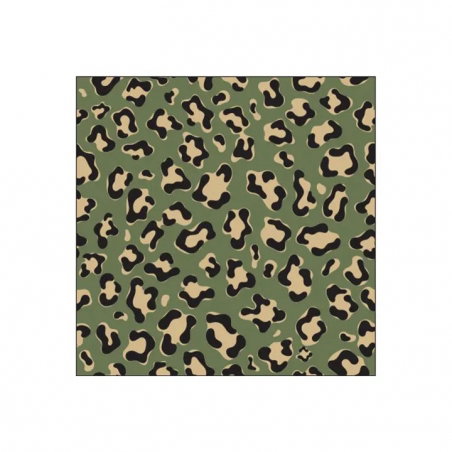 Serviette papier | Léopard kaki - Opjet