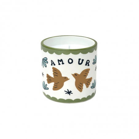 Bougie chichou Muse Amour | Ambre - Opjet