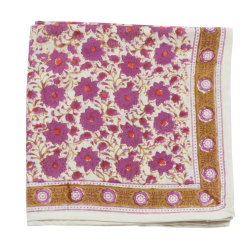 Petit Foulard Indien | Dupatta Rose Indien