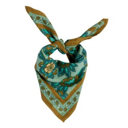Petit Foulard Indien | Jakarta Vert