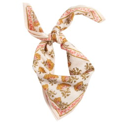 Petit Foulard Indien | Namaste Ecru