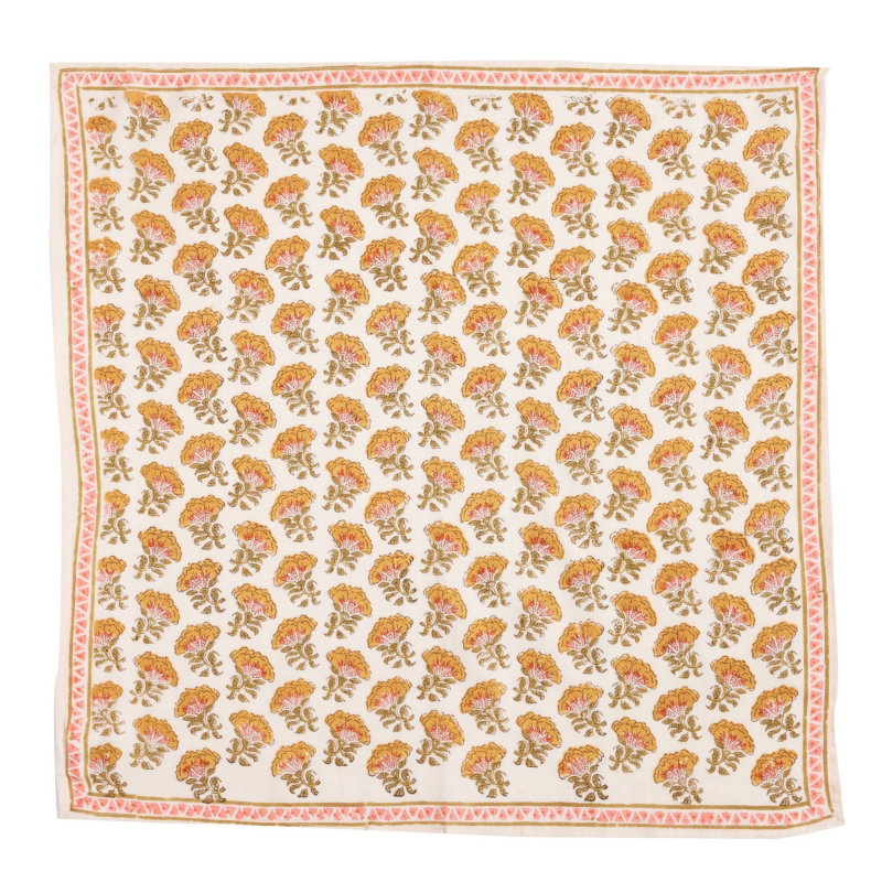 Petit Foulard Indien | Namaste Ecru