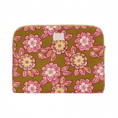 Housse d'ordinateur Gipsy | Jakarta Olive - Bonheur du jour