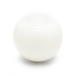 Ballon basketball 18 cm | Blanc