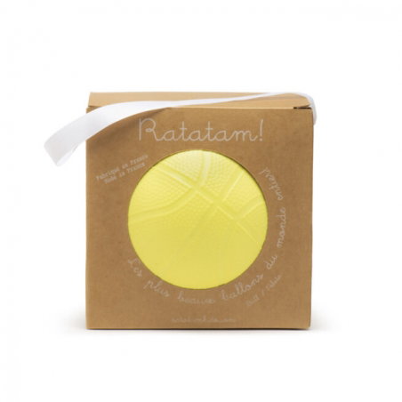 Ballon basketball 18 cm | Blanc - Ratatam