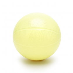 Ballon basketball 18 cm | Jaune