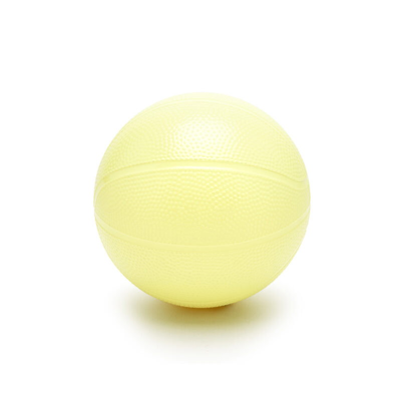 Ballon basketball 18 cm | Jaune