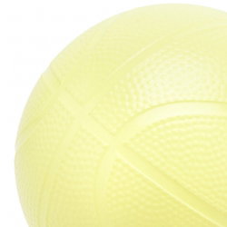 Ballon basketball 18 cm | Jaune